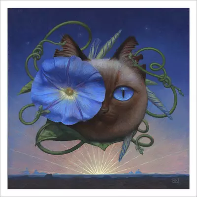 Cheshire Cat Dawn (print), Kristin Kwan