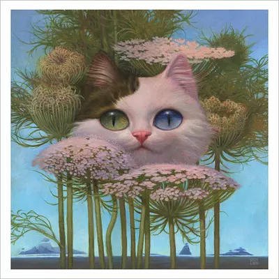 Cheshire Cat Day (print), Kristin Kwan
