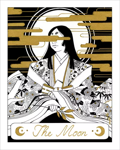 The Moon - 79th Card (print), Yoshi Yoshitani