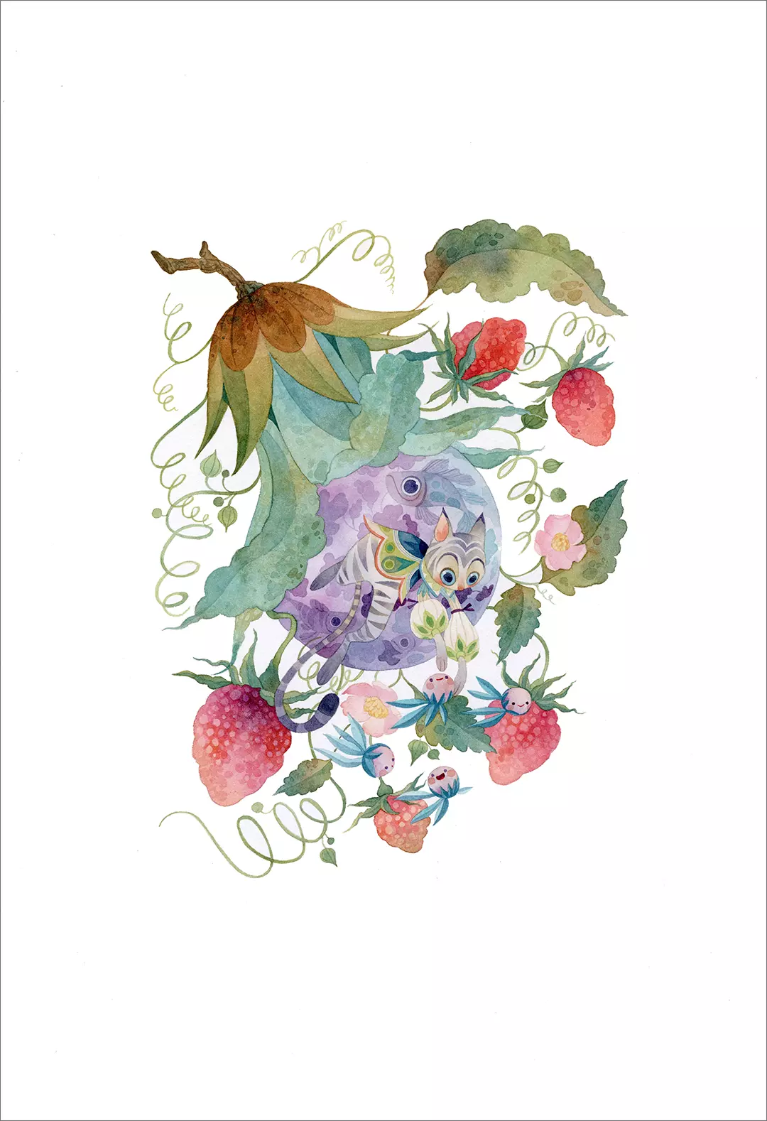 Strawberries (print), Lorena Alvarez Gomez