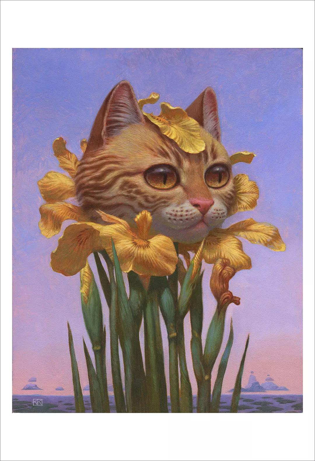 Cheshire Cat Dusk (print), Kristin Kwan