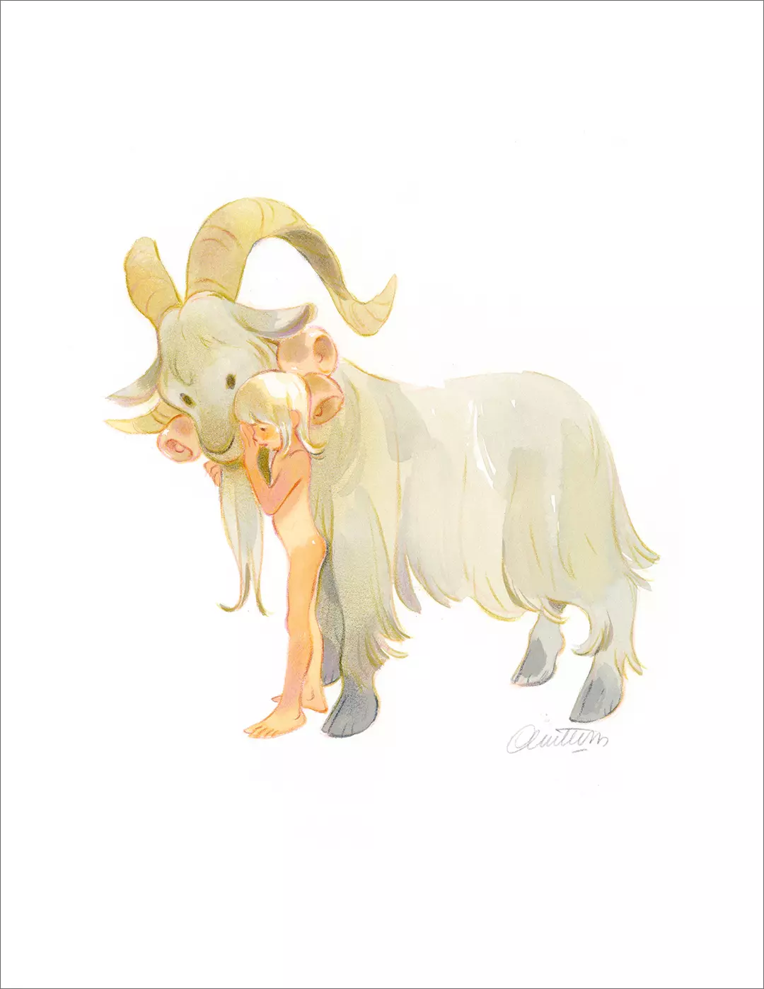 Billy Goat (print), Annette Marnat