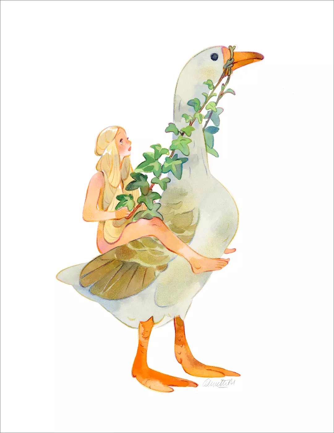 Goose (print), Annette Marnat