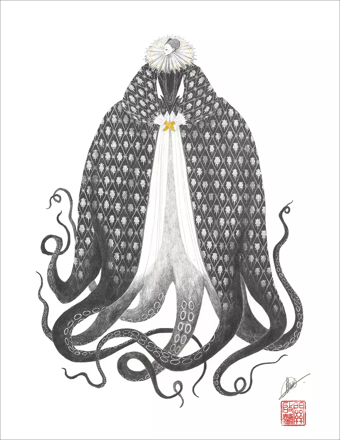 Octopus (print), Eileen Kai Hing  Kwan 
