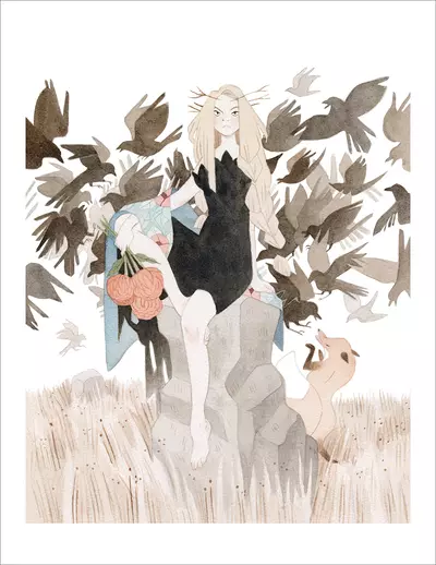 The Winter Witch (print), Vanessa Gillings