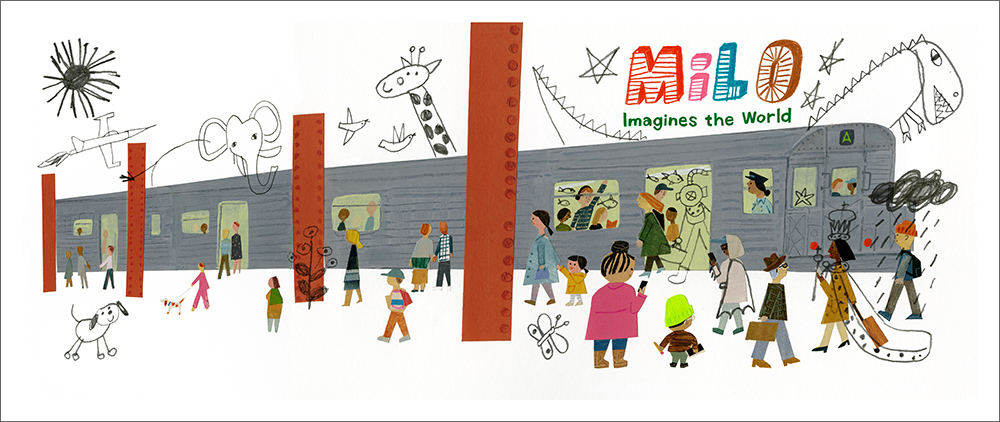 Milo Imagines the World - Title Page [PRINT], Christian Robinson