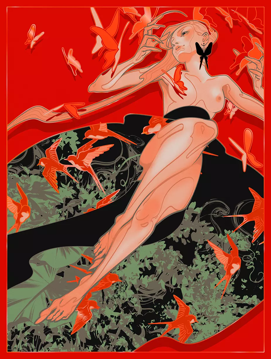 Red Witch (PRINT), J.A.W. Cooper
