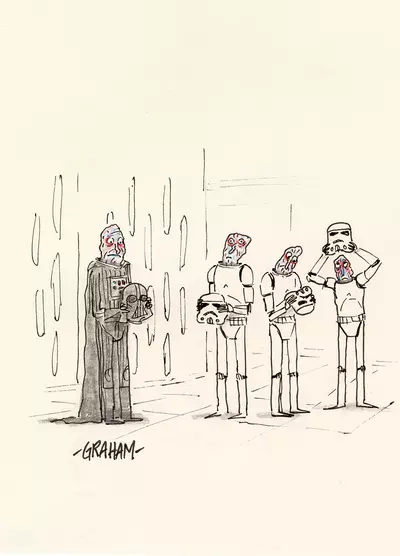 As it turned out, they had all been just wearing the helmets for too long, Graham Annable