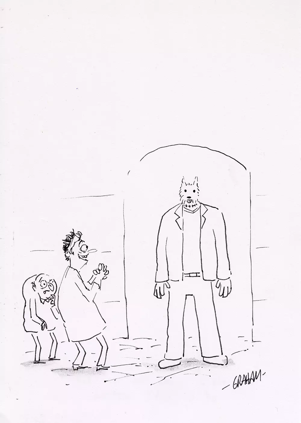 He'd opted for the head of a Westie instead, Graham Annable