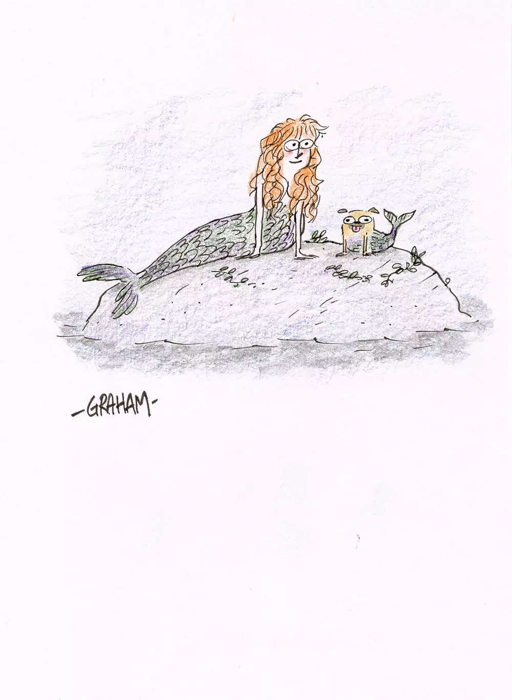 Mermaid and Merpug, Graham Annable