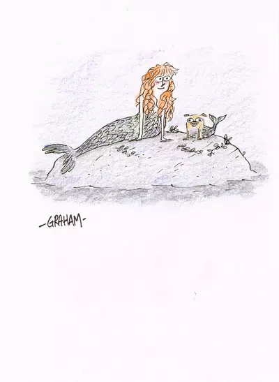 Mermaid and Merpug, Graham Annable