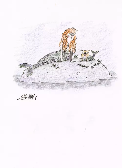 Mermaid and Merpug, Graham Annable