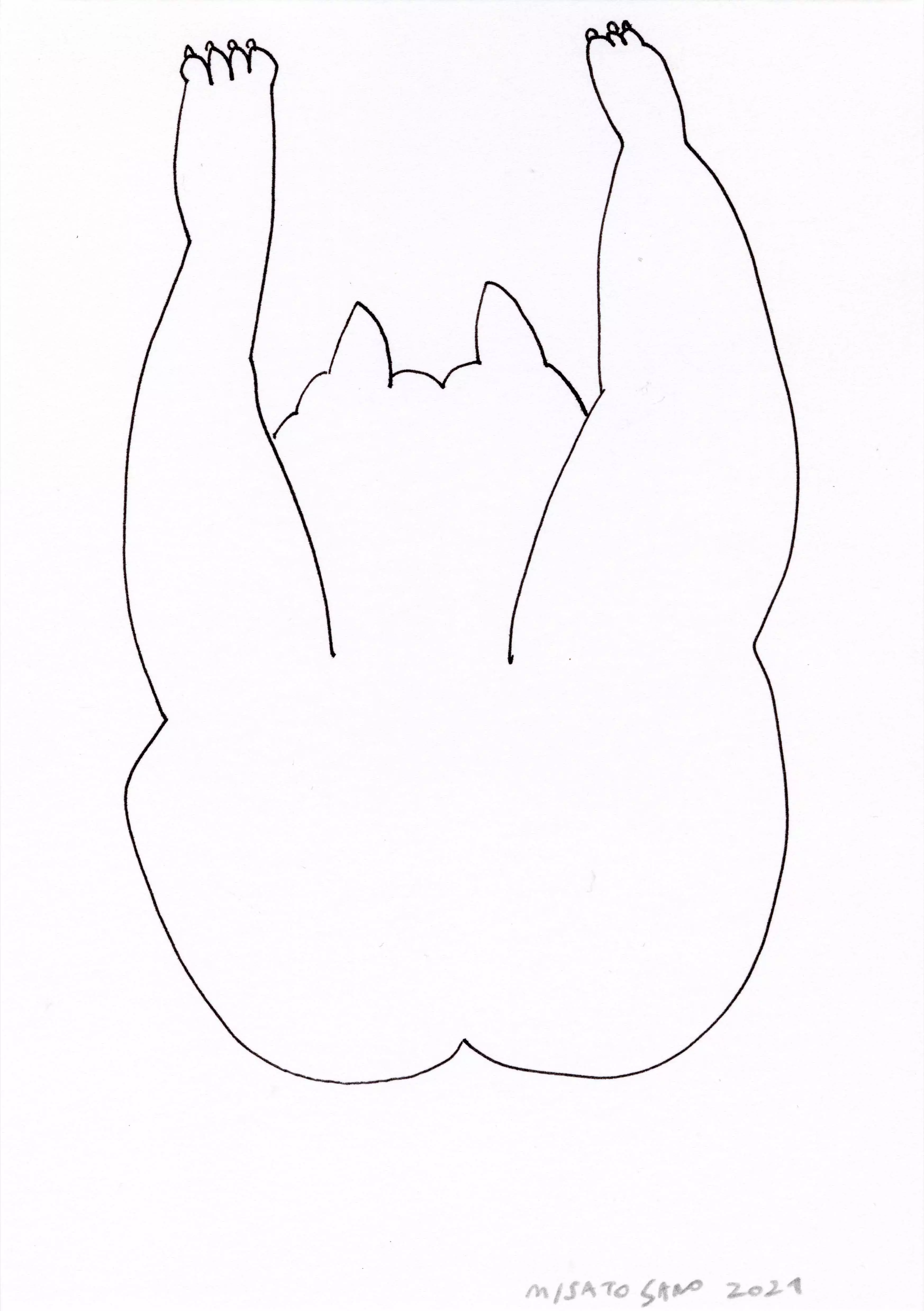 Dog Drawing #11, Misato Sano