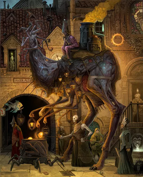The Lamplighter 1st Edition of 50 Print, Sean Andrew Murray