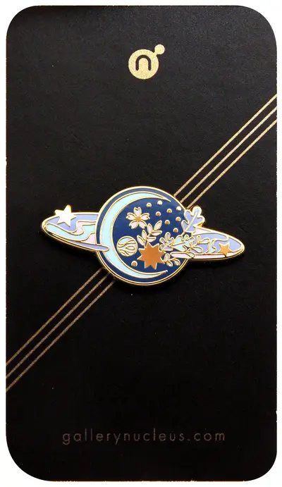 Cosmic Flora by Mall - Nucleus Enamel Pin, Mall