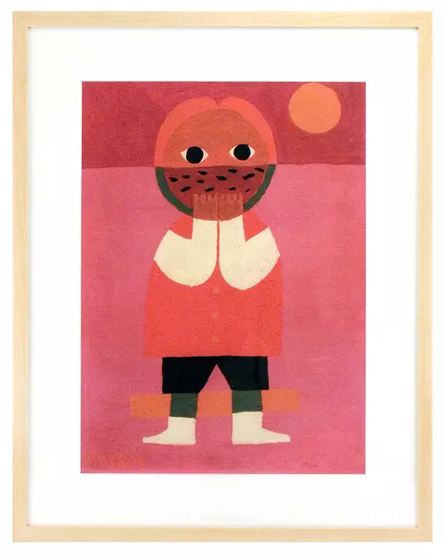 Watermelon Boy (Custom Framed), Mary Blair