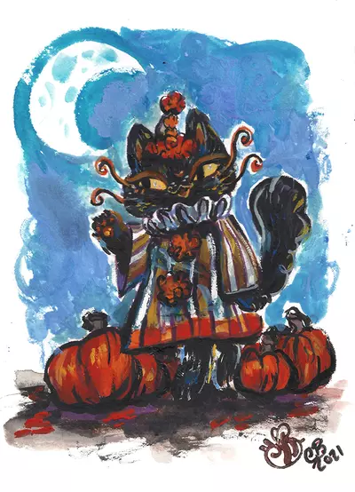 Pumpkin Pierrot, Shaduf Doodles
