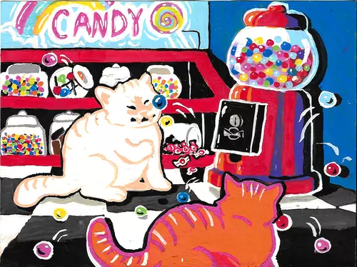 Cats in a Candy Shop, Pencilz