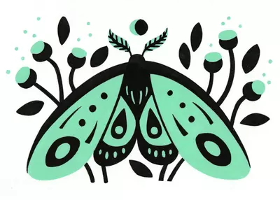 Midnight Garden (Green), Sam Borg