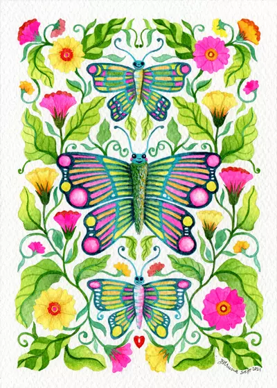 Butterfly Courtiers, Mruna Mistry