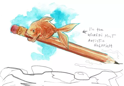 The World's Most Artistic Goldfish, Jennifer Dao