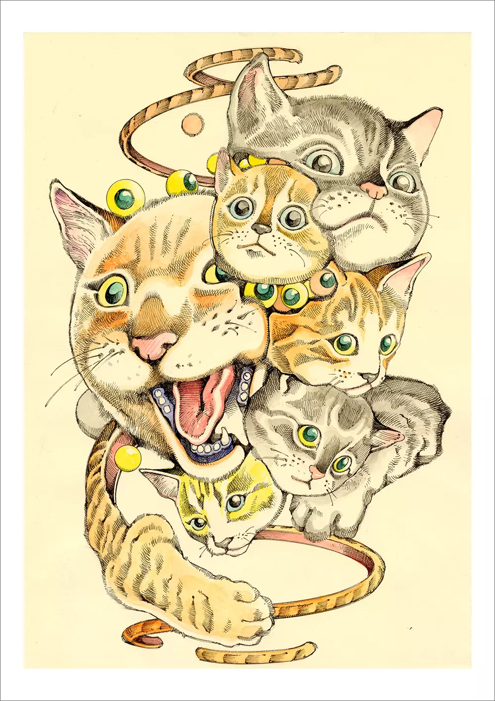 Six Cats (PRINT), Shintaro Kago