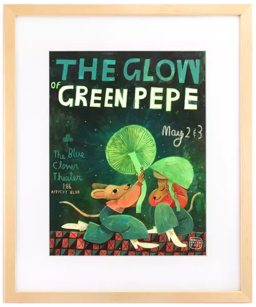 The Glow of Green Pepe, Rebecca Green