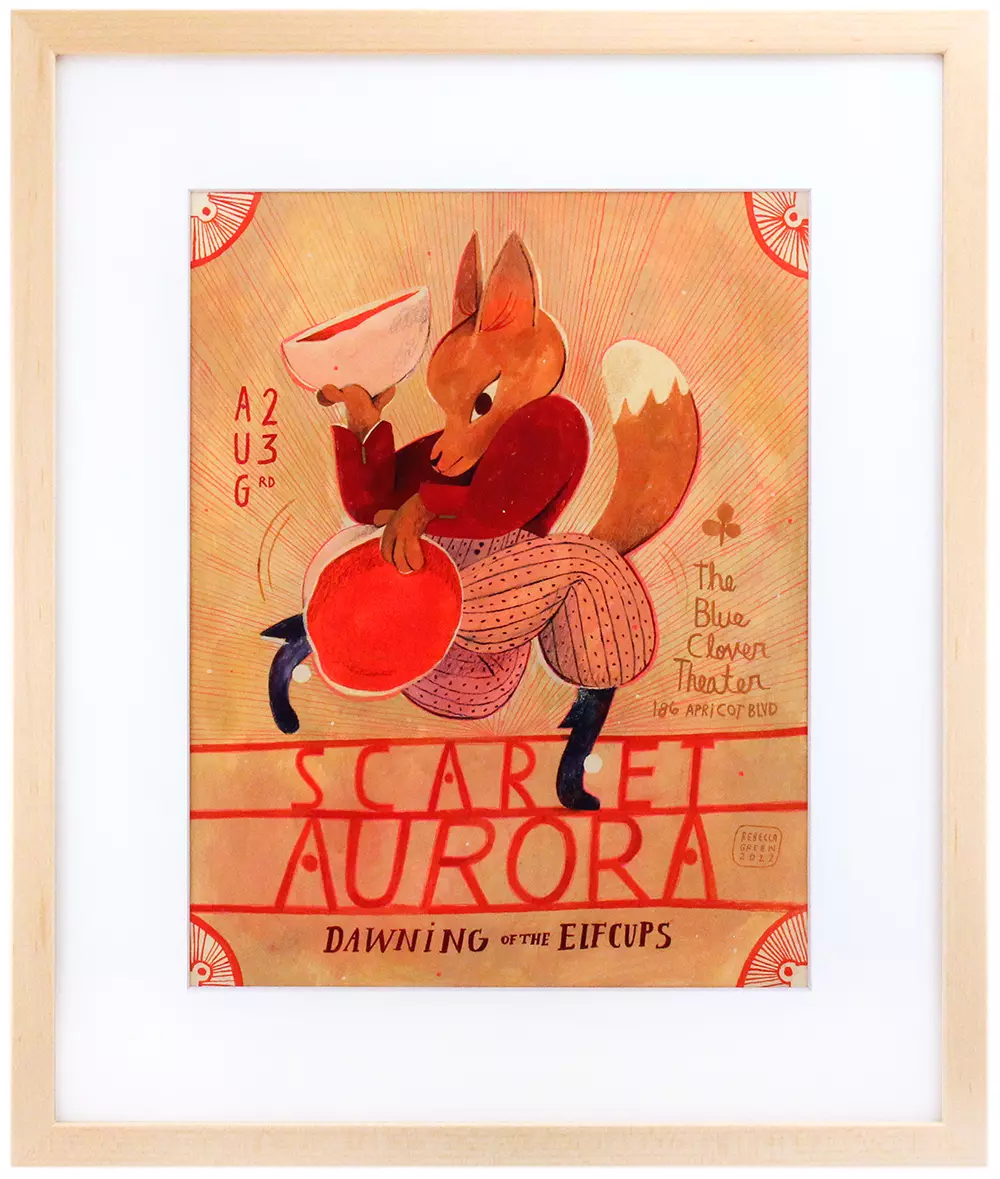 Scarlet Aurora, Dawning of the Elfcups, Rebecca Green