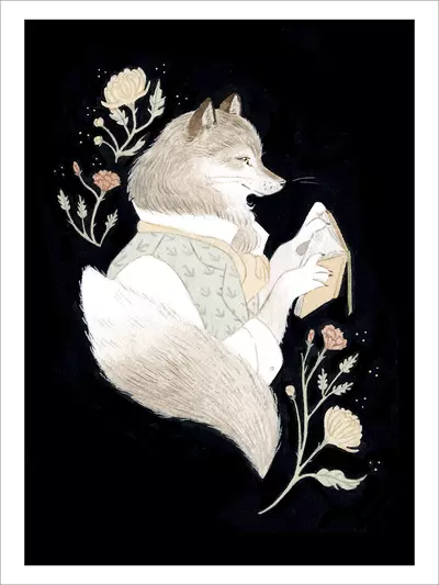 Autumn Wolf (PRINT), Vanessa Gillings