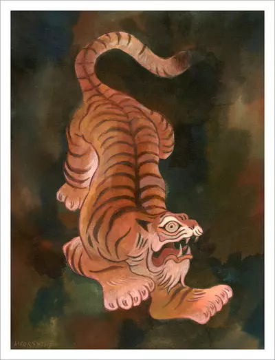 Rodari: Tiger Vertical (PRINT), Matt Forsythe