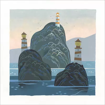 The Three Lighthouse 1 (PRINT), yvan duque