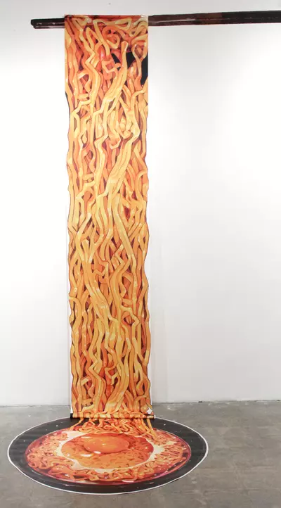 Giant Noodles (wall hanging), Maomomiji