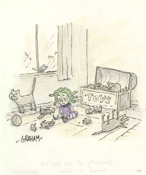 Doodle 2 - Eventually all her toys had turned to stone., Graham Annable