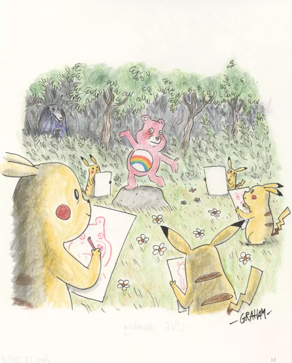 Doodle 59 - Live drawing, Graham Annable