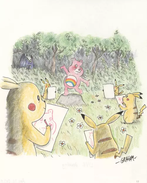 Doodle 59 - Live drawing, Graham Annable