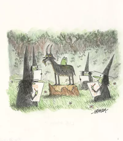 Doodle 64 - Live drawing, Graham Annable