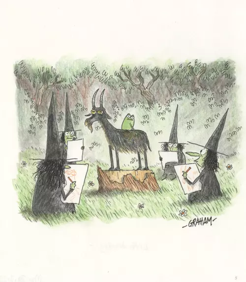 Doodle 64 - Live drawing, Graham Annable