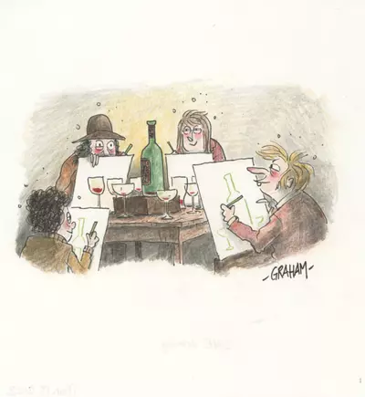 Doodle 65 - Live drawing, Graham Annable