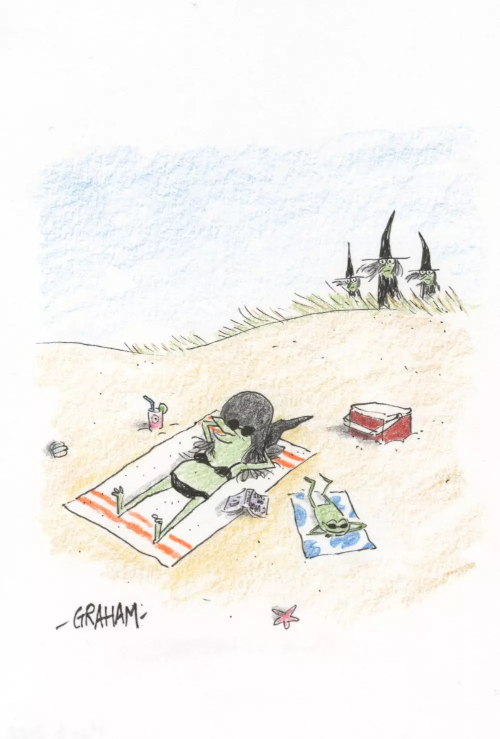 Doodle 74 - Sand witch, Graham Annable