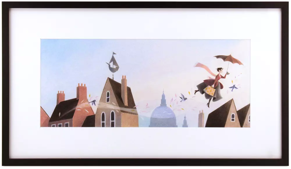 Mary Poppins - Flying Over London I - Cover, Genevieve Godbout