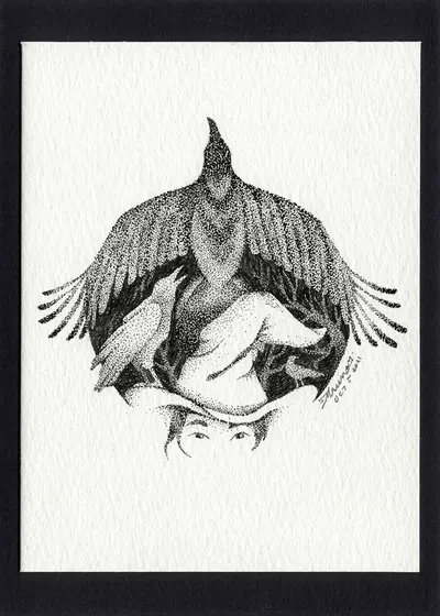Raven or Crow - Pinhole Camera Series, Mruna Mistry