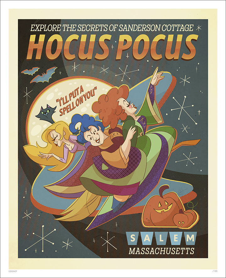 Hocus Pocus - Salem (PRINT), Beverly Arce
