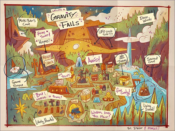 Welcome to Gravity Falls (PRINT), Beverly Arce