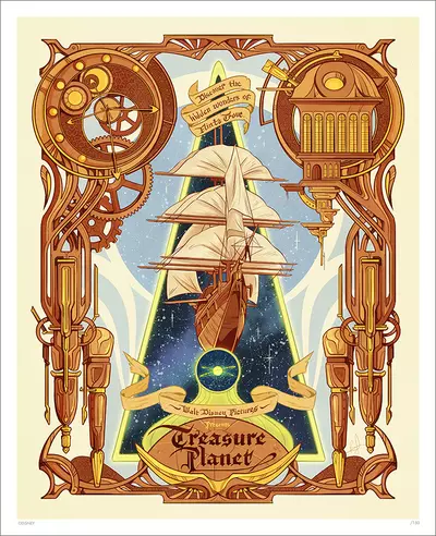 Treasure Planet Ship (PRINT), Beverly Arce