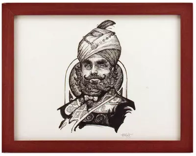The Other Side of the Mirror [Man in Turban], Justin Gerard