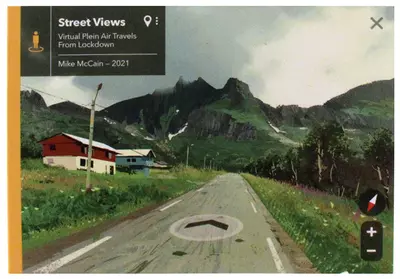 Street Views: Virtual Plein Air Travels From Lockdown, Mike McCain