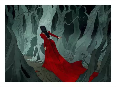 Snow White (PRINT), Abigail Larson