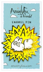 AAAAAA - Anxiety Fox & Friends Enamel Pin