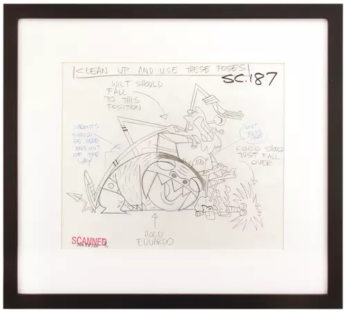 Fosters - Special Pose Key Frame for Pilot, Craig McCracken