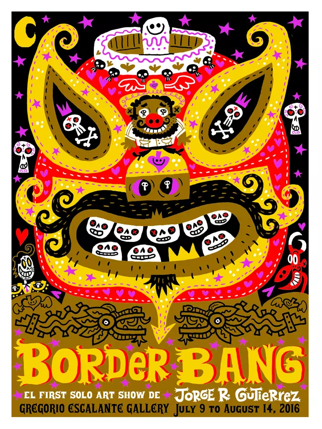 Border Bang 1 (Silkscreen), Jorge R. Gutierrez